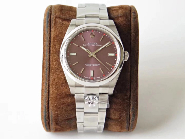 Rolex Oyster Perpetual 114300 Purple