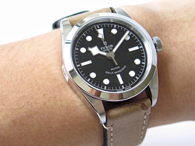 Tudor Black Bay 36mm Wrist Shot