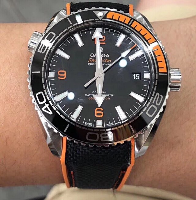 Omega Planet Ocean 600m Wrist Shot