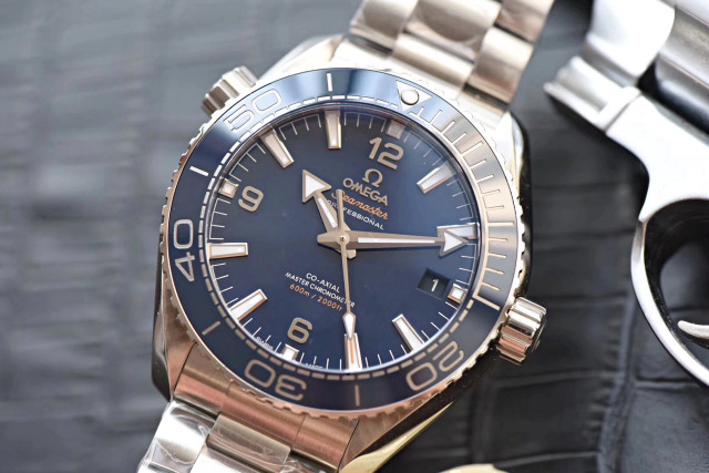 OM Factory Replica Omega Planet Ocean 600m Blue Ceramic Watch with ...