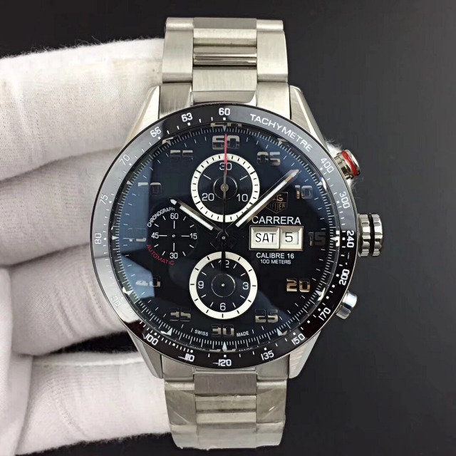 Replica Tag Heuer Carrera Calibre 1887 Black