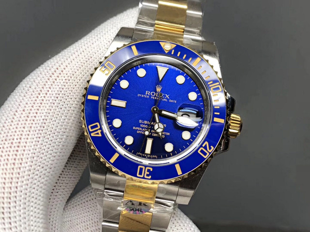 Replica Rolex Submariner Two Tone Blue