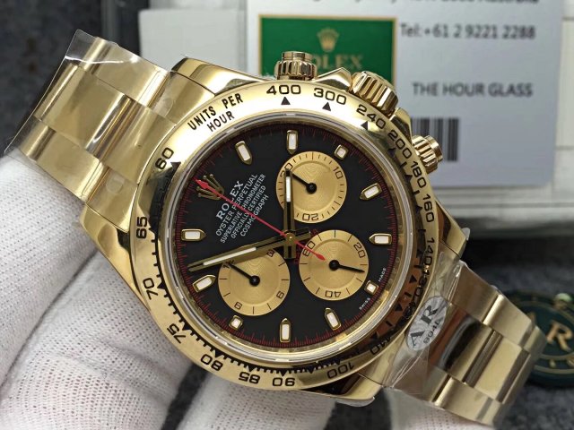 Replica Rolex Daytona Yellow Gold Case