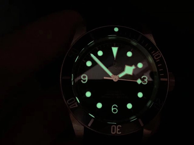 Tudor Black Bay Dial Lume