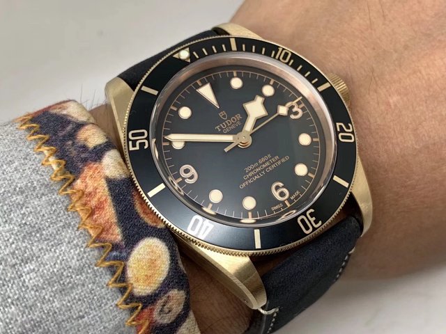 Tudor Black Bay Wrist Shot 4