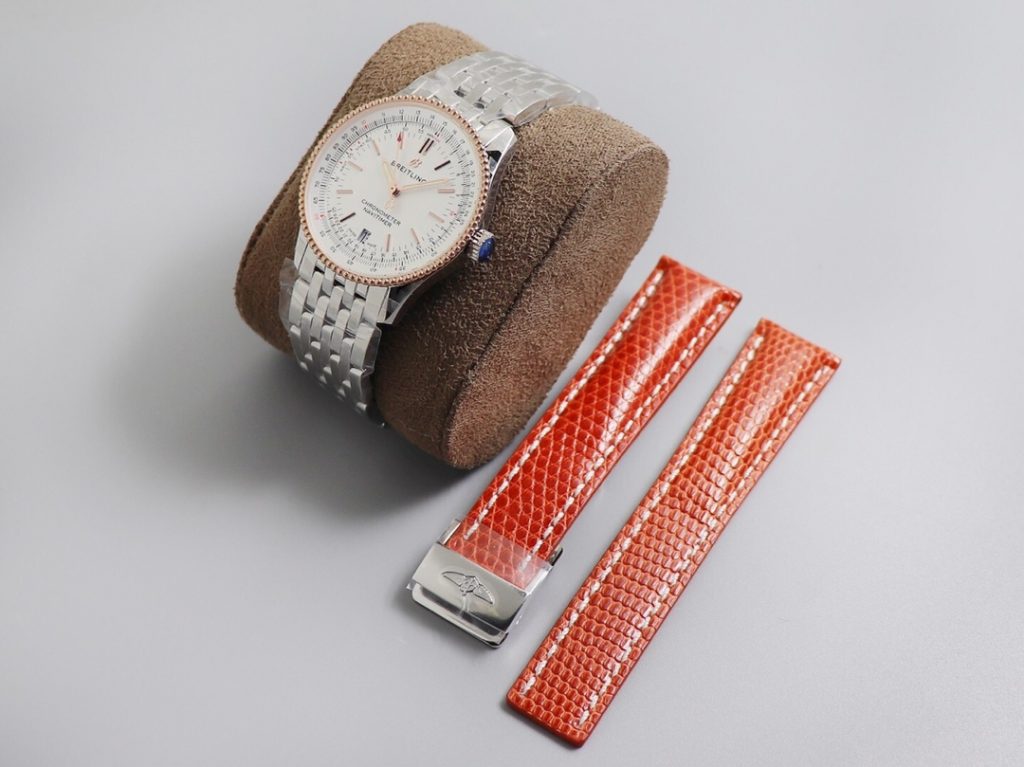 Breitling Navitimer 1 with Orange Strap