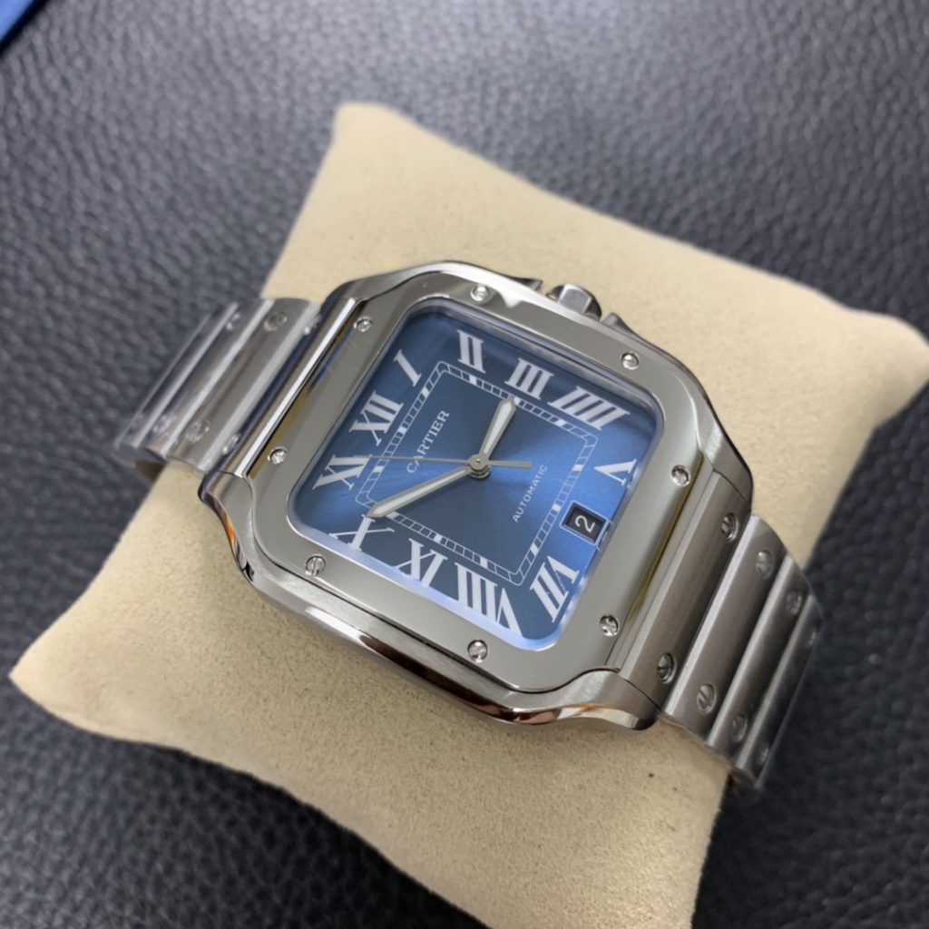 GF Replica Cartier Santos Blue