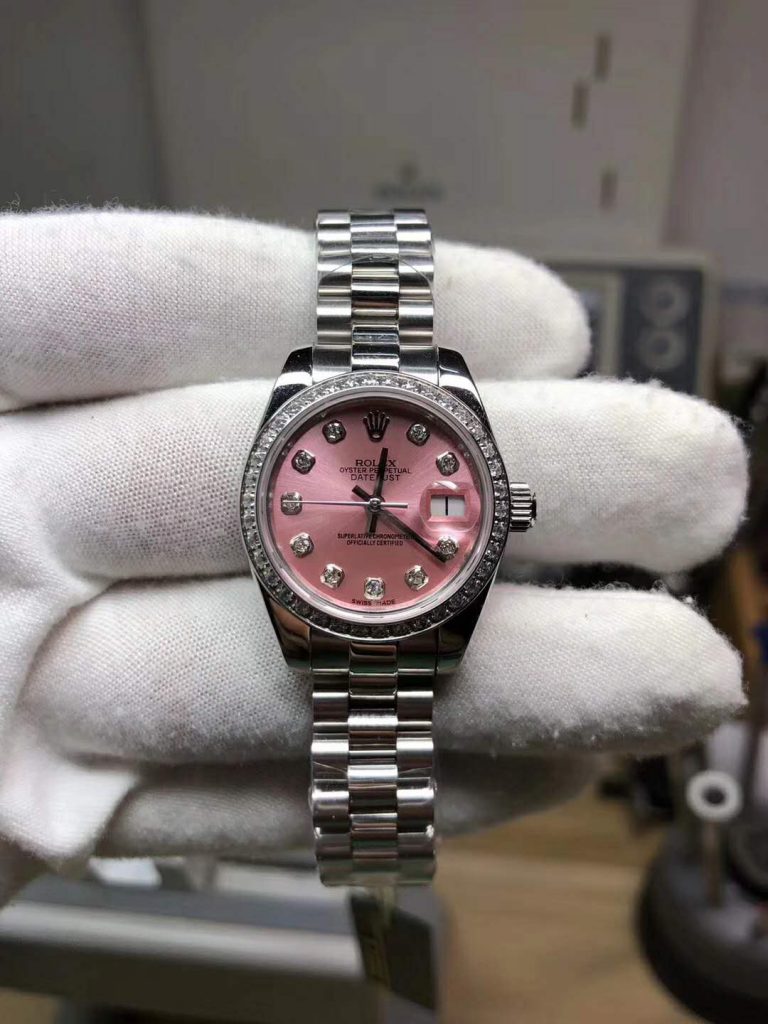 Replica Rolex Datejust Pink Diamond Watch