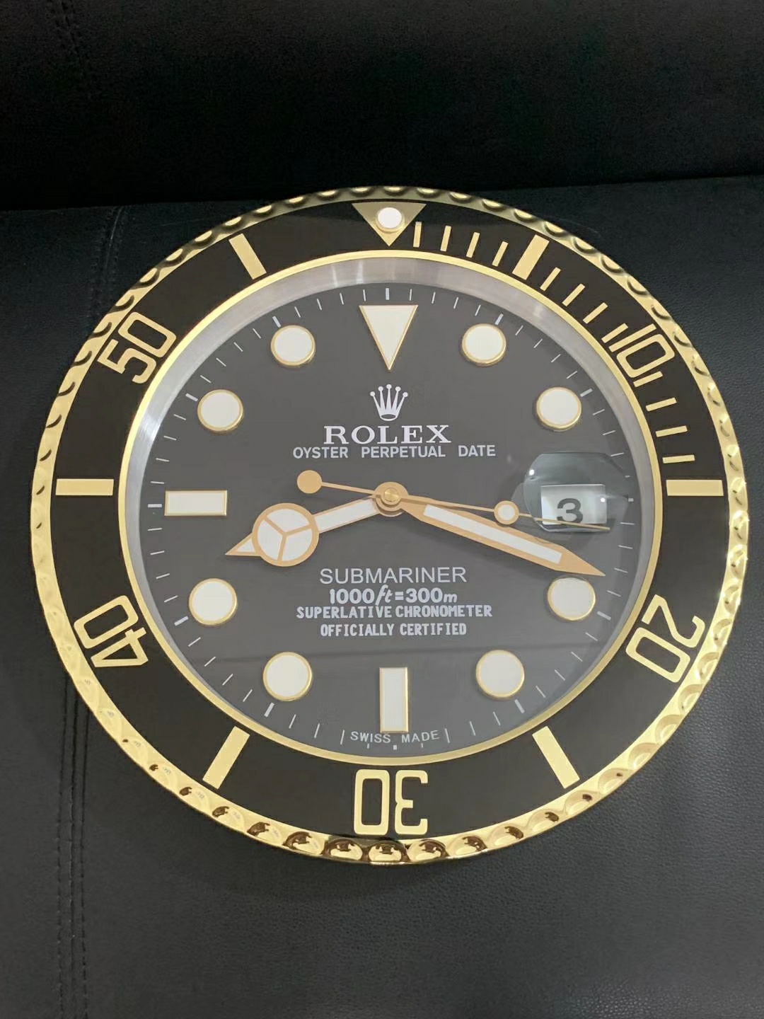 rolex wall clock