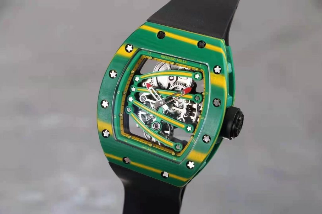 Replica Richard Mille Green Forged Carbon
