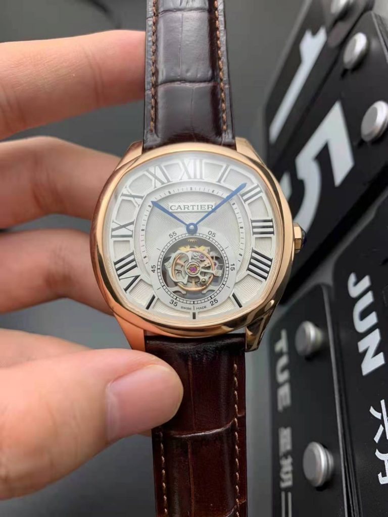 Replica Cartier Drive Rose Gold