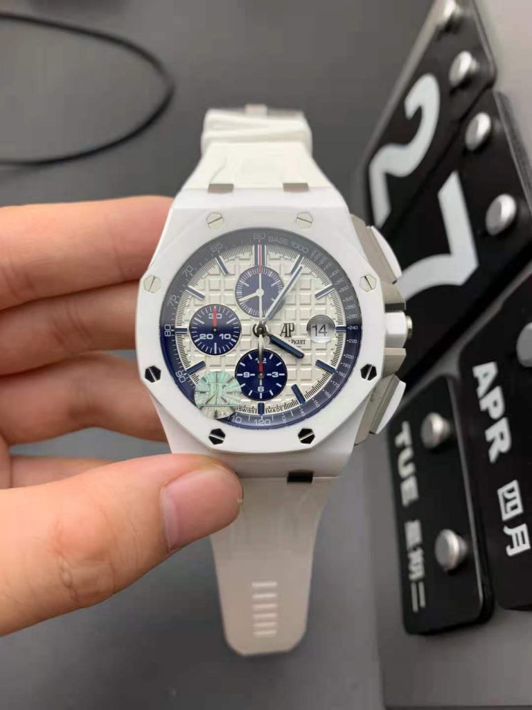 Replica Audemars Piguet Royal Oak Offshore White Ceramic