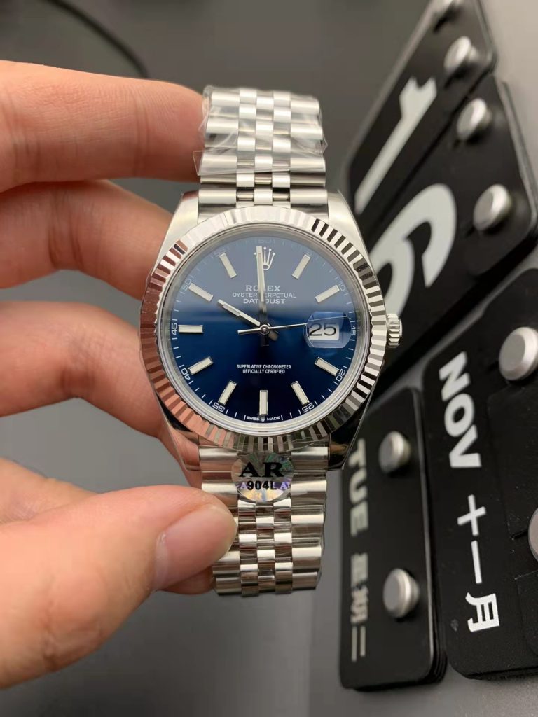 AR Replica Rolex Datejust Blue