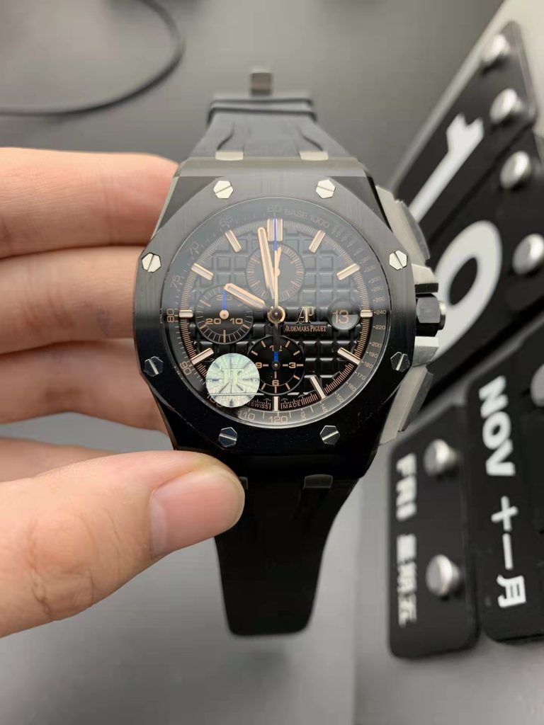 JF Replica Audemars Piguet Royal Oak Offshore Chrono Black Ceramic