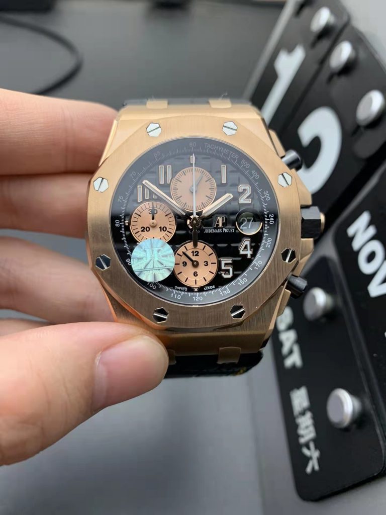 JF Replica Audemars Piguet Royal Oak Offshore Rose Gold