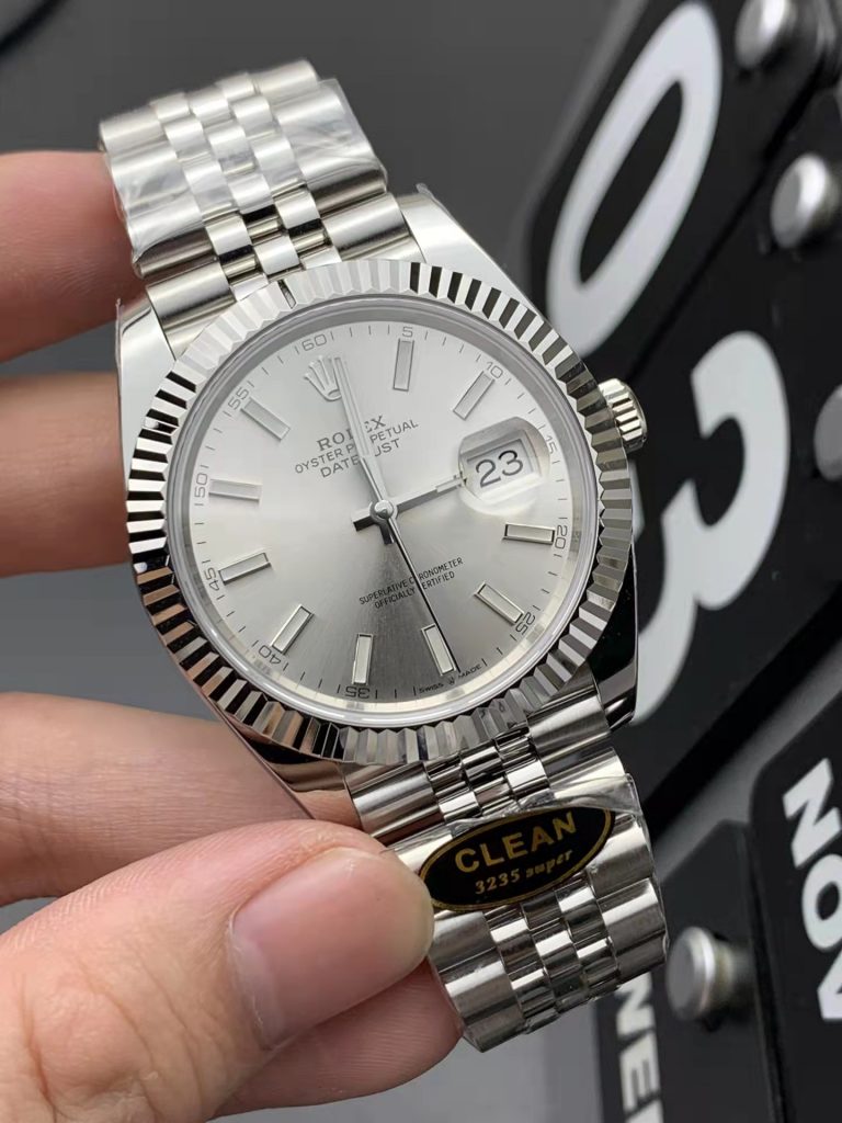 Replica Rolex Datejust 41mm Silver