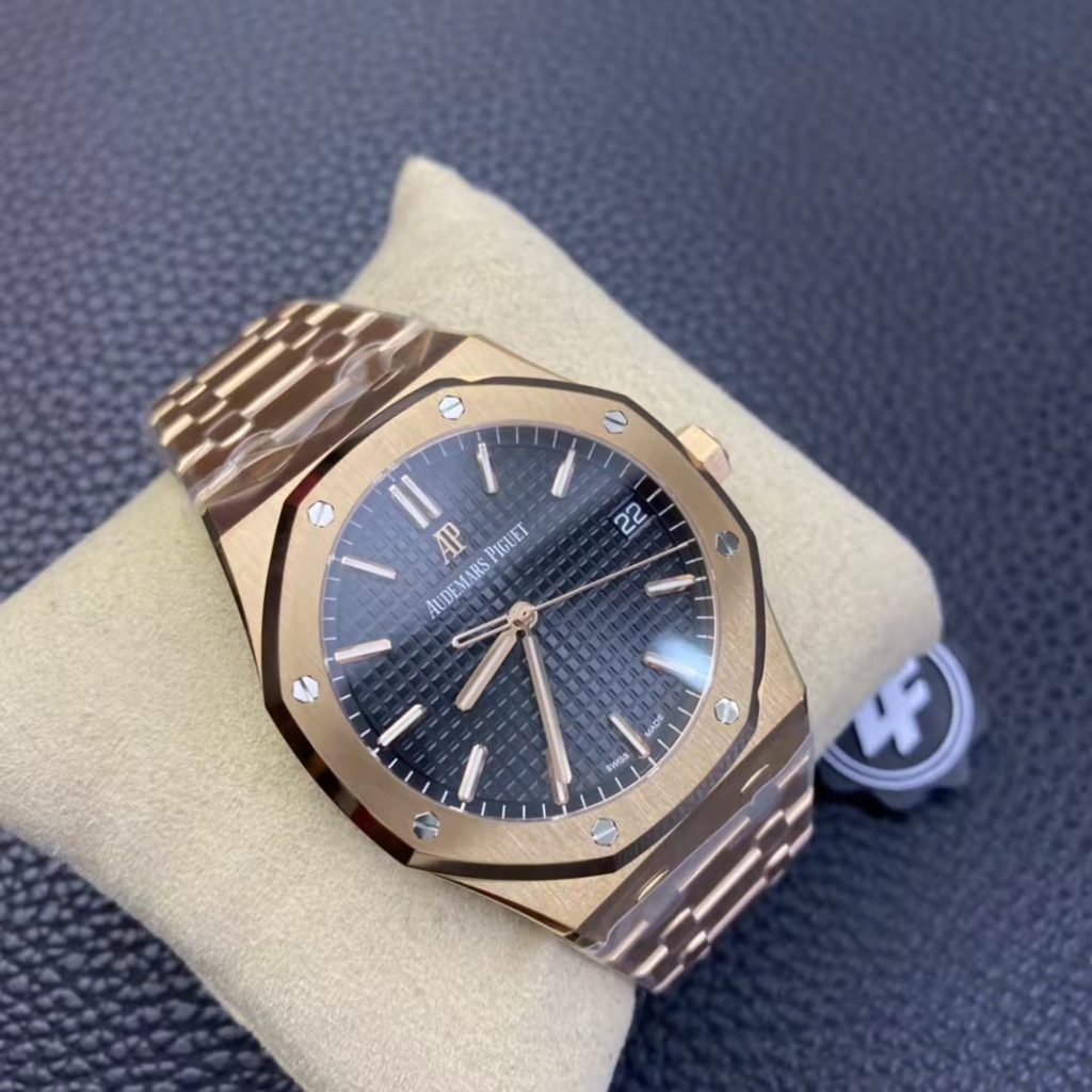 Replica Audemars Piguet 15500 Rose Gold Black