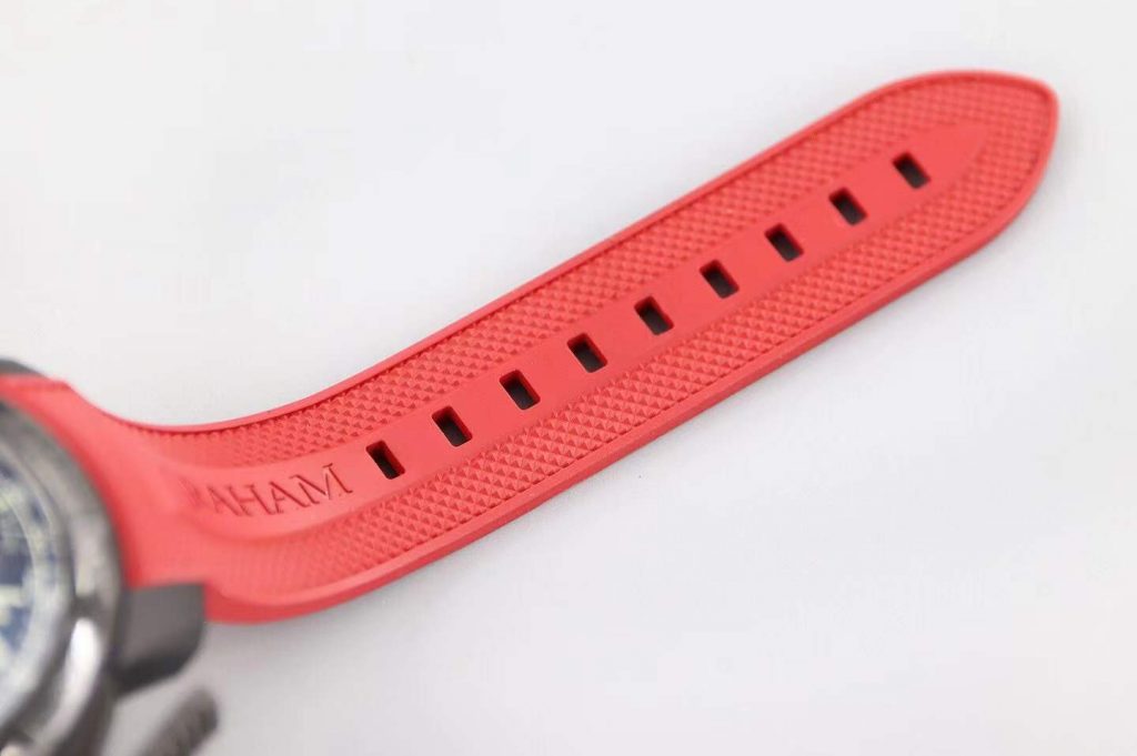 Replica Graham Oversized Red Rubber Strap