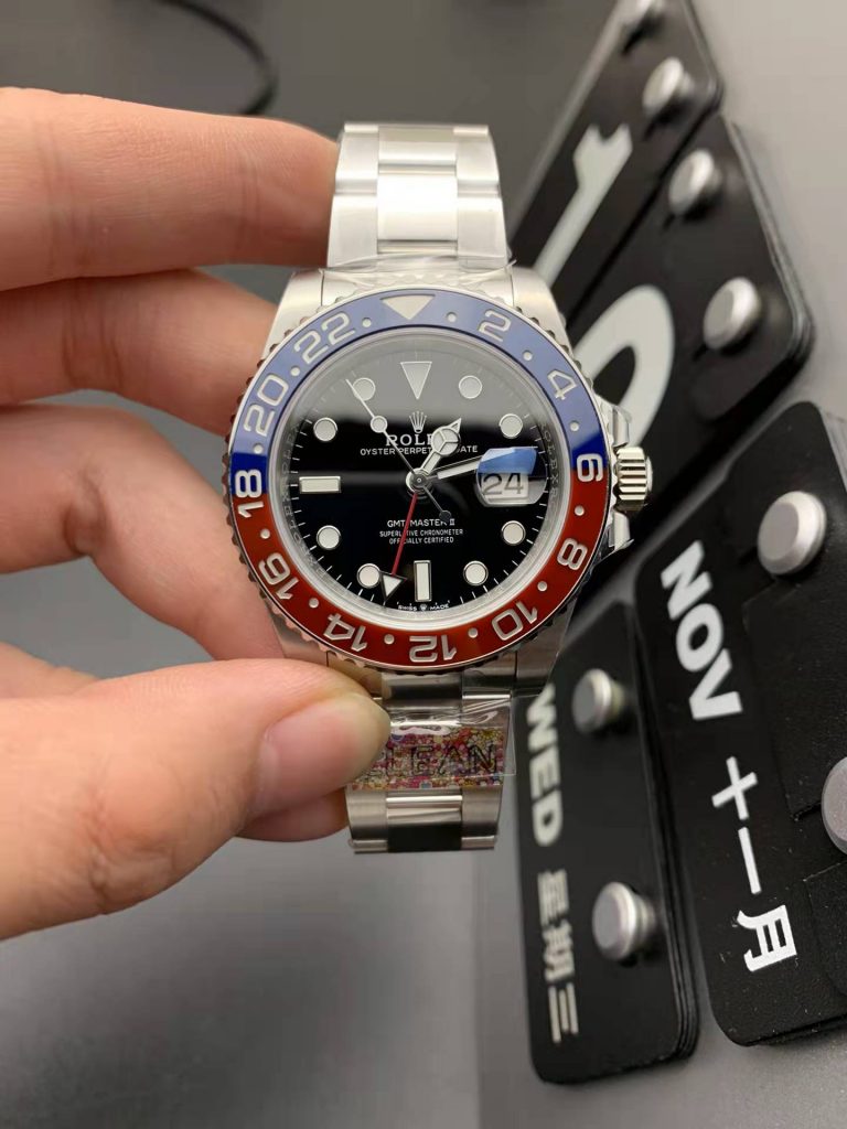 Clean GMT-Master II Blue Red Oyster