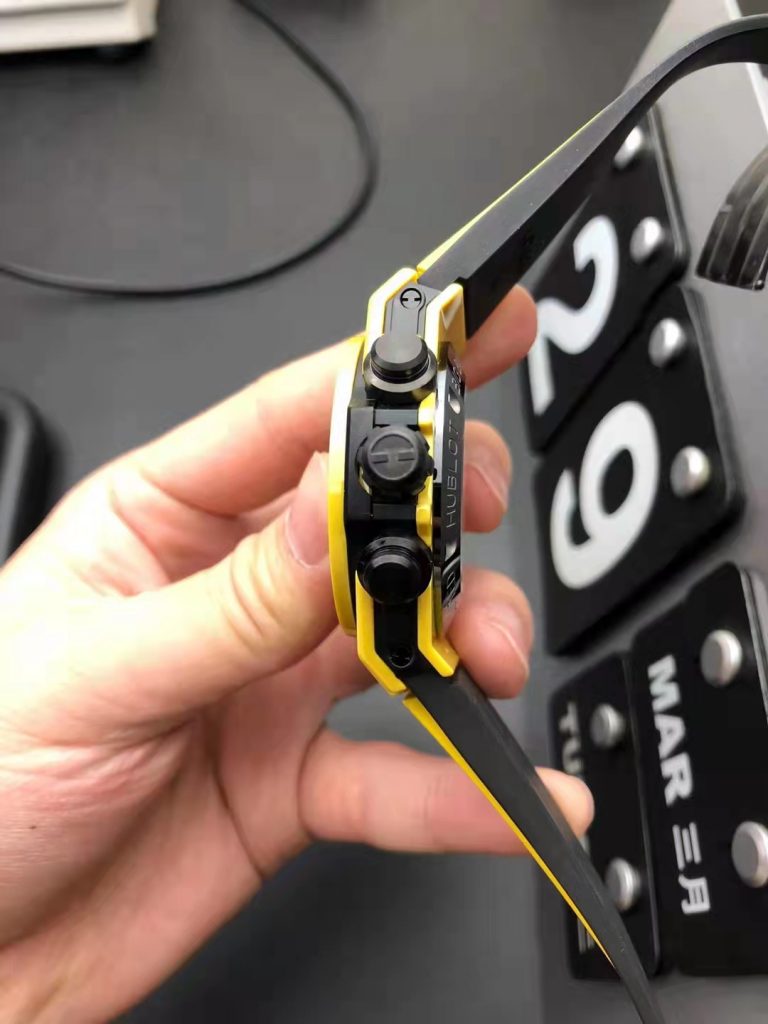 Hublot Unico Yellow Crown Buttons
