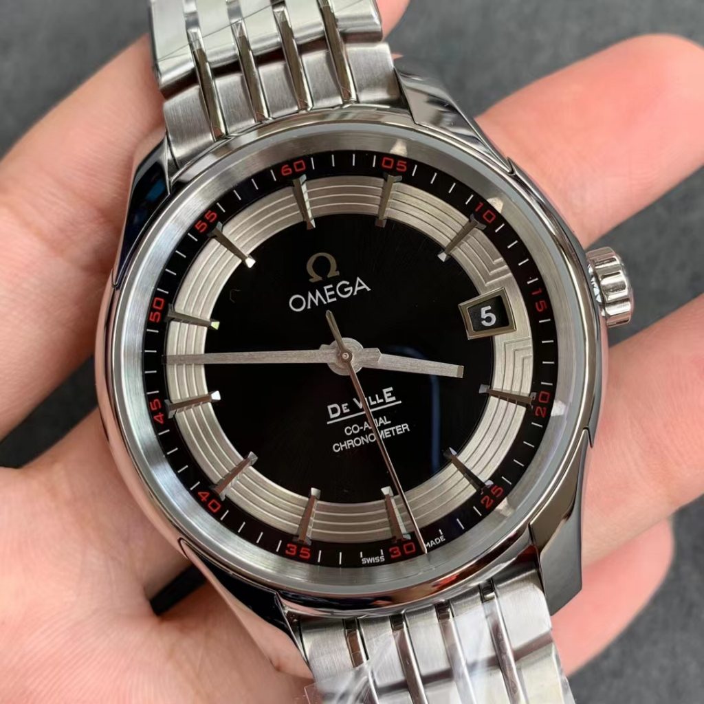 Replica Omega De Ville Stainless Steel Black