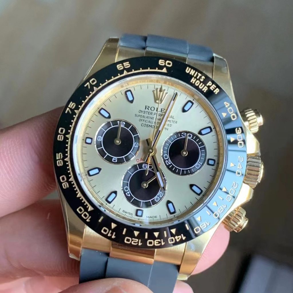 Rolex Daytona Yellow Gold Black Bezel