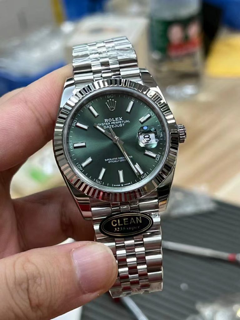 Replica Rolex Datejust Mint Green