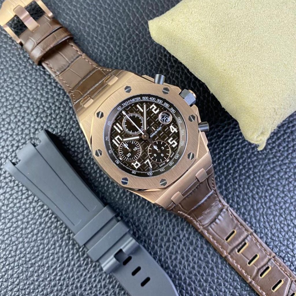 AP ROO Rose Gold with Rubber Strap