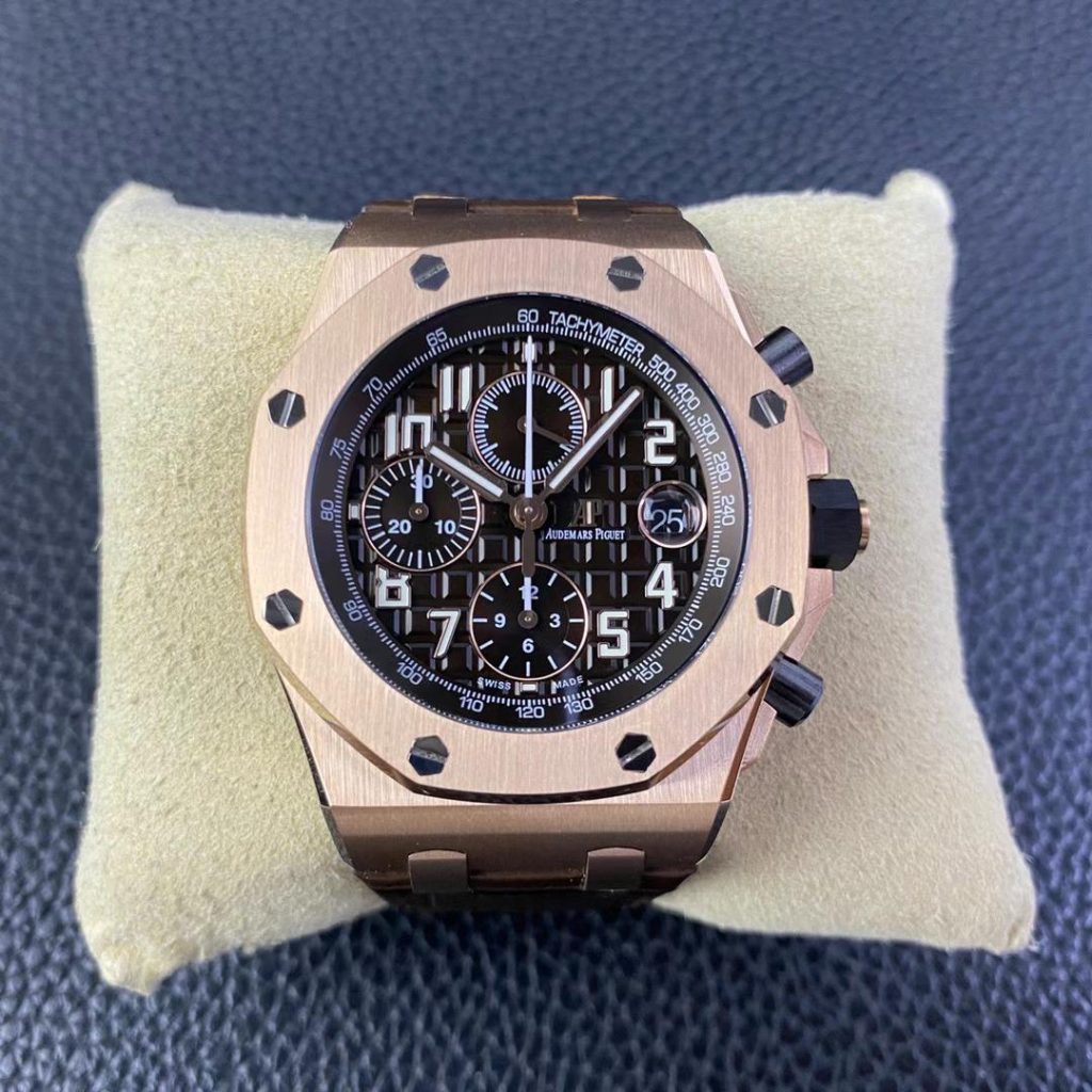 Replica Audemars Piguet Royal Oak Offshore Chrono Rose Gold