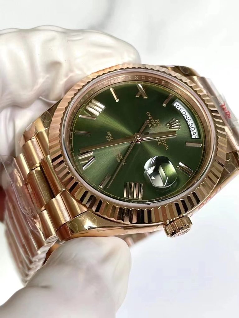 Rolex Day-Date 40mm Green Dial