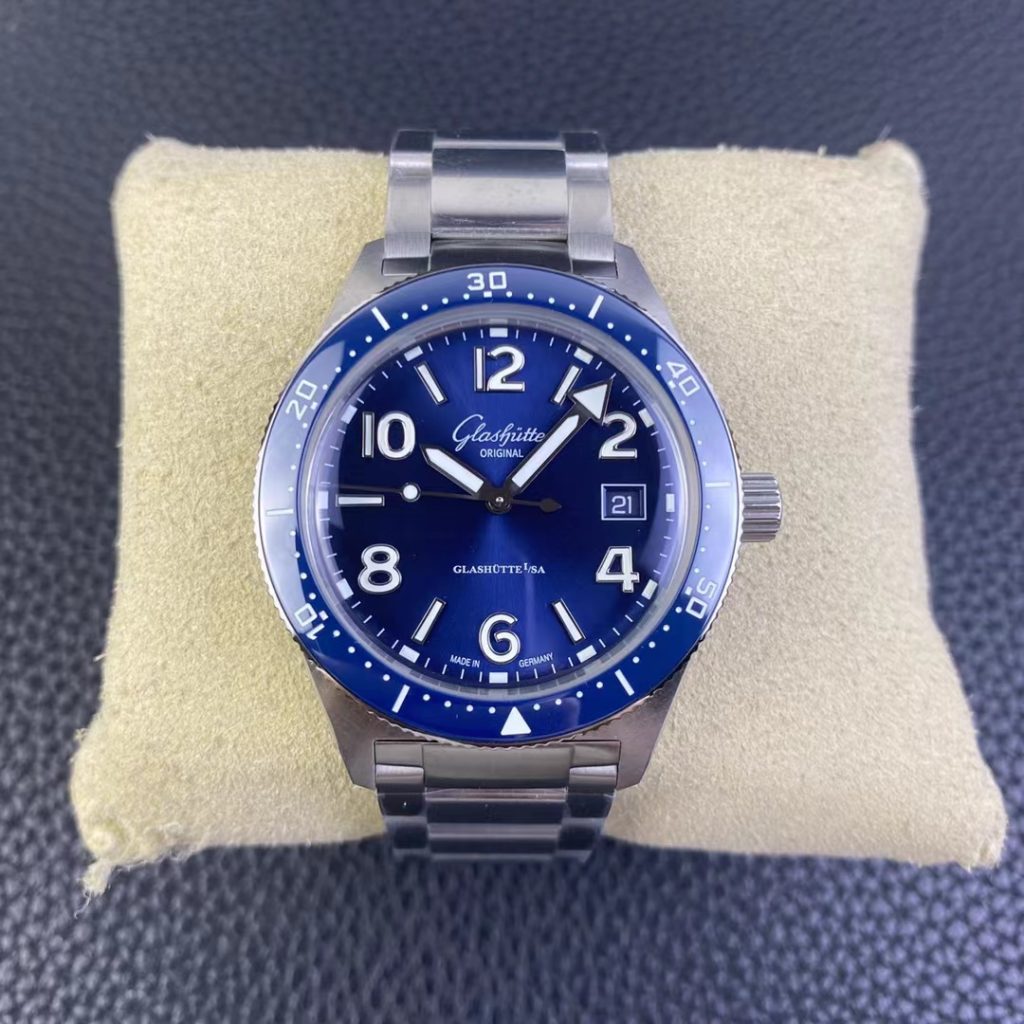 Replica Glashutte Spezialist SeaQ Blue