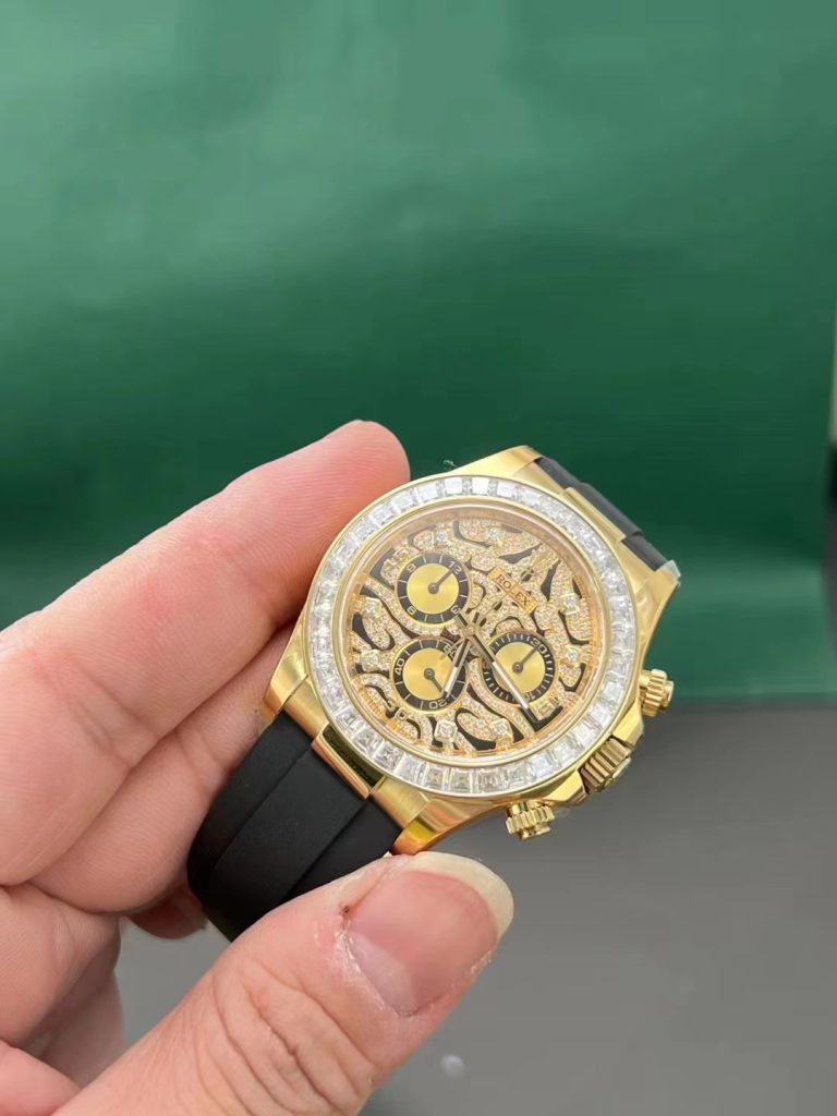 Replica Rolex Tiger Daytona Diamond Watch