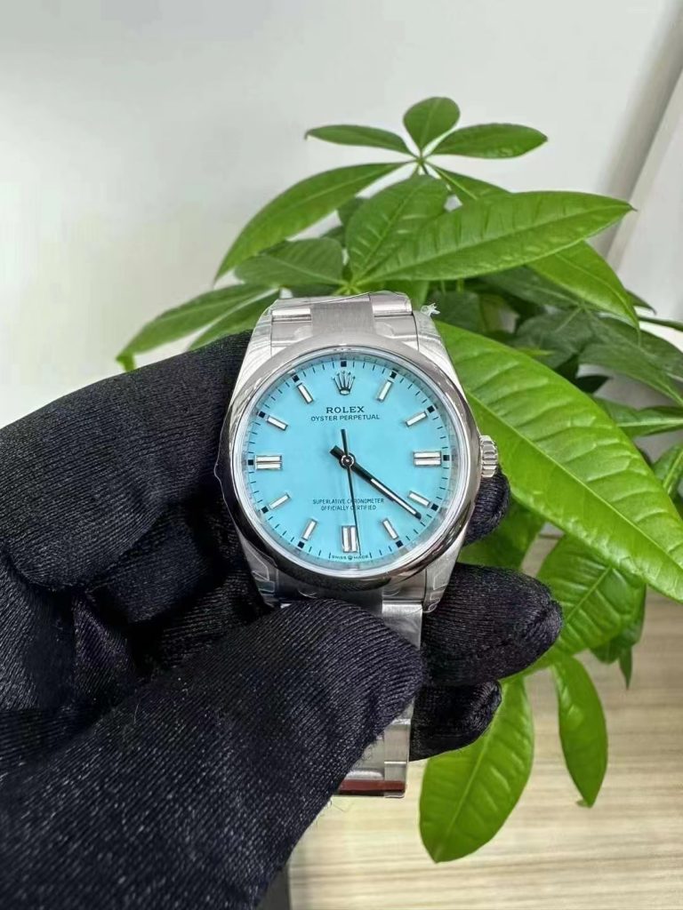 36mm Rolex Oyster Perpetual Tiffany Blue Replica