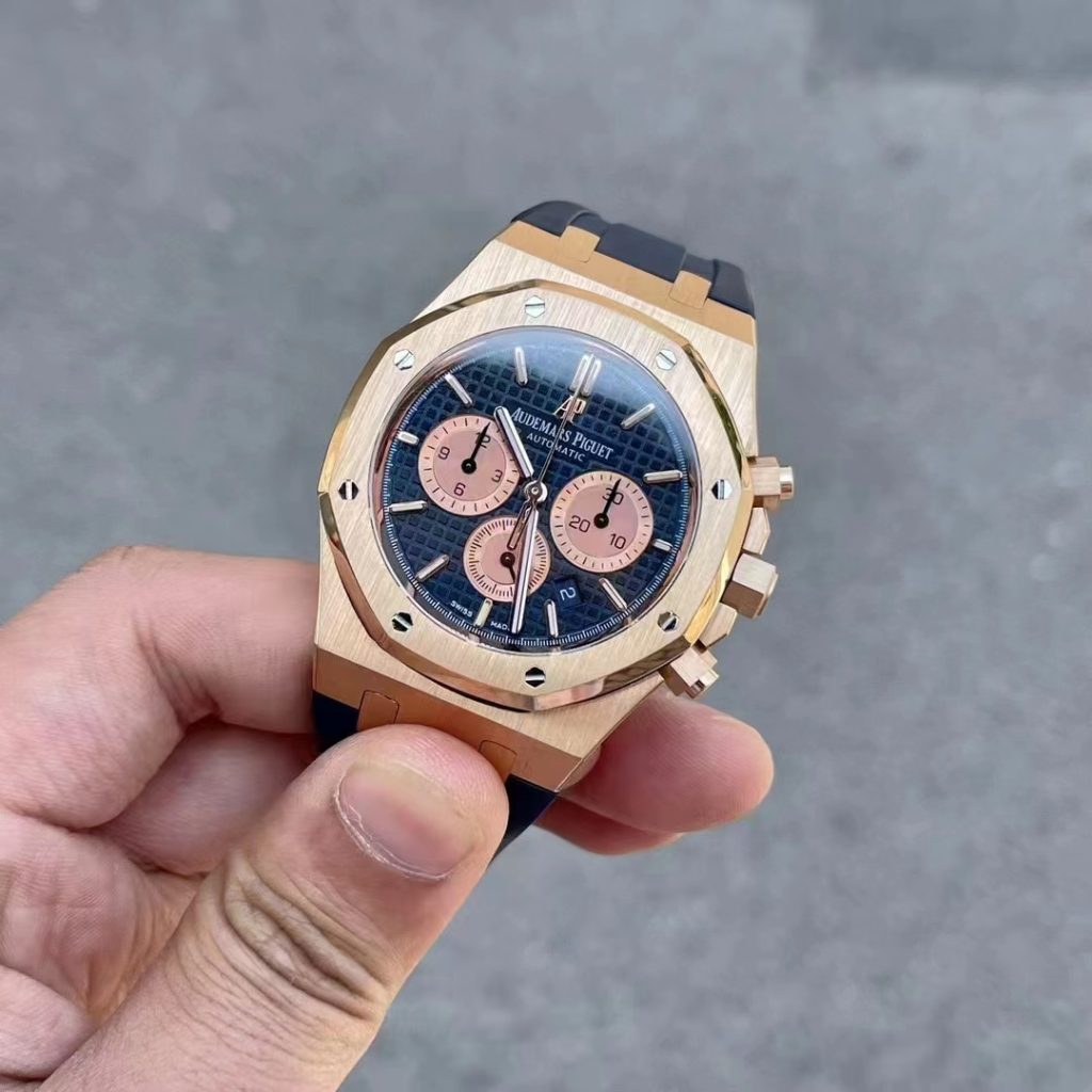 Replica Audemars Piguet Royal Oak Chrono Blue