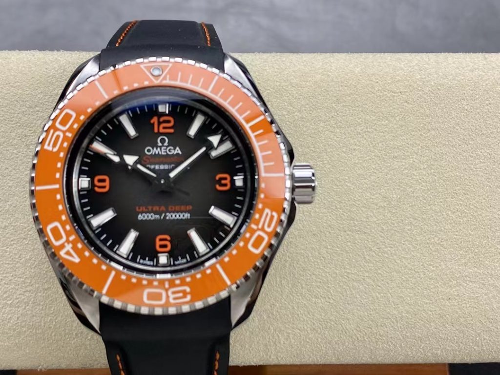 Replica Omega Planet Ocean Ultra Deep Orange Rubber