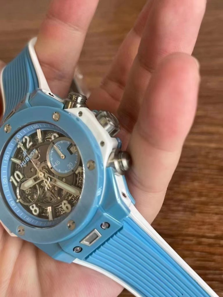 Hublot Blue Ceramic Crown