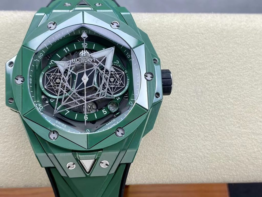 Replica Hublot Sang Bleu II Green