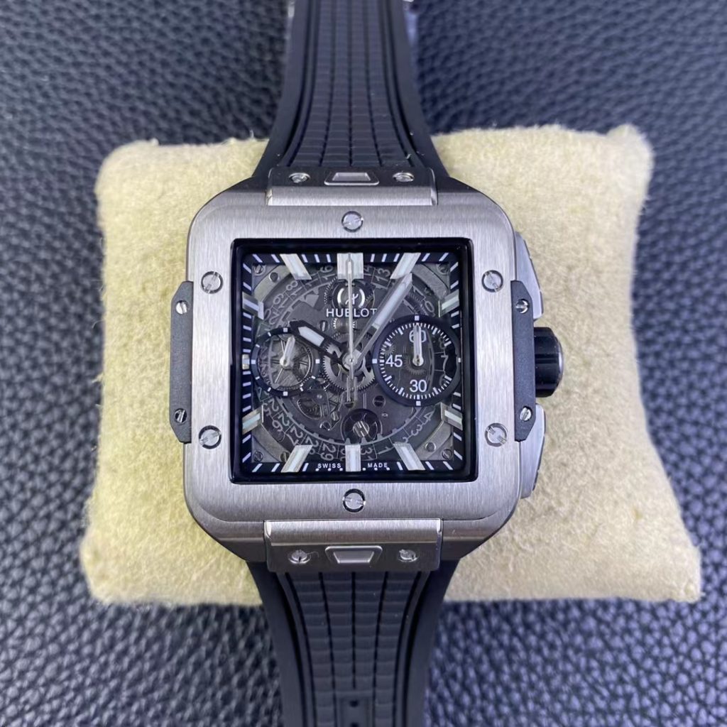 Replica Hublot Square Bang Titanium Watch