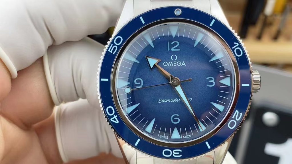 Replica Omega Seamaster 300 Blue Ceramic