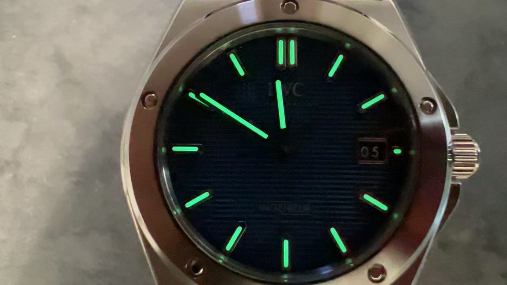 A7 IWC Ingenieur Dial Lume