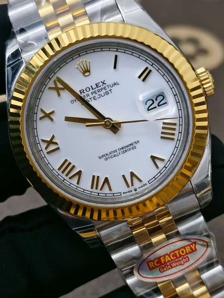 RCF Datejust White Dial